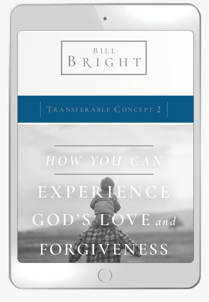 Transferable Concept 2 - Experience God's Love and Forgiveness (Ebook)