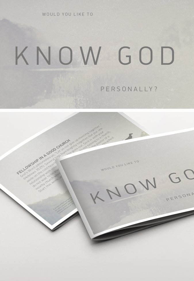 Knowing God Personally - Scenic Booklet Version