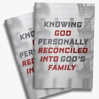 Knowing God Personally - Reconciled into God's Family (pack of 25)