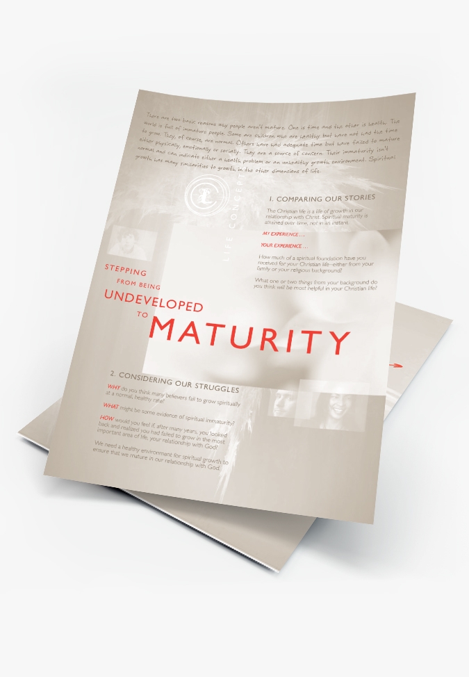 Life Concepts - Maturity (Pack of 5 & LG)