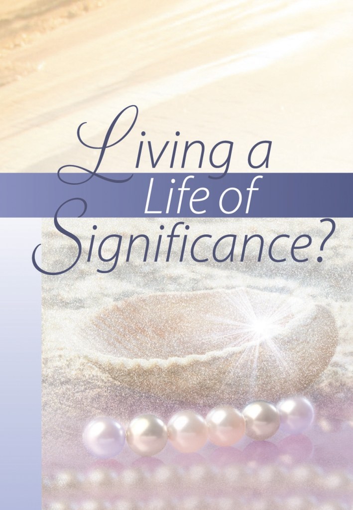Living a Life of Significance? Booklet