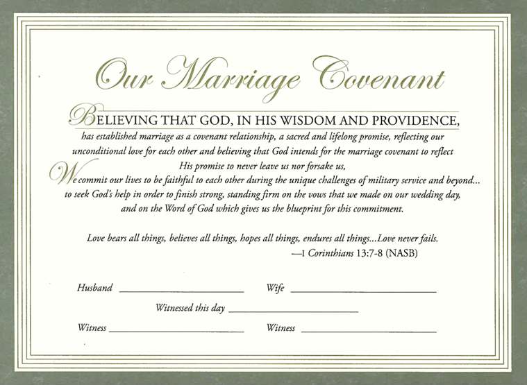 Marriage Commitment Coin & Covenant - Image 2