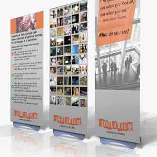 Soularium Banner Set (With Stands)
