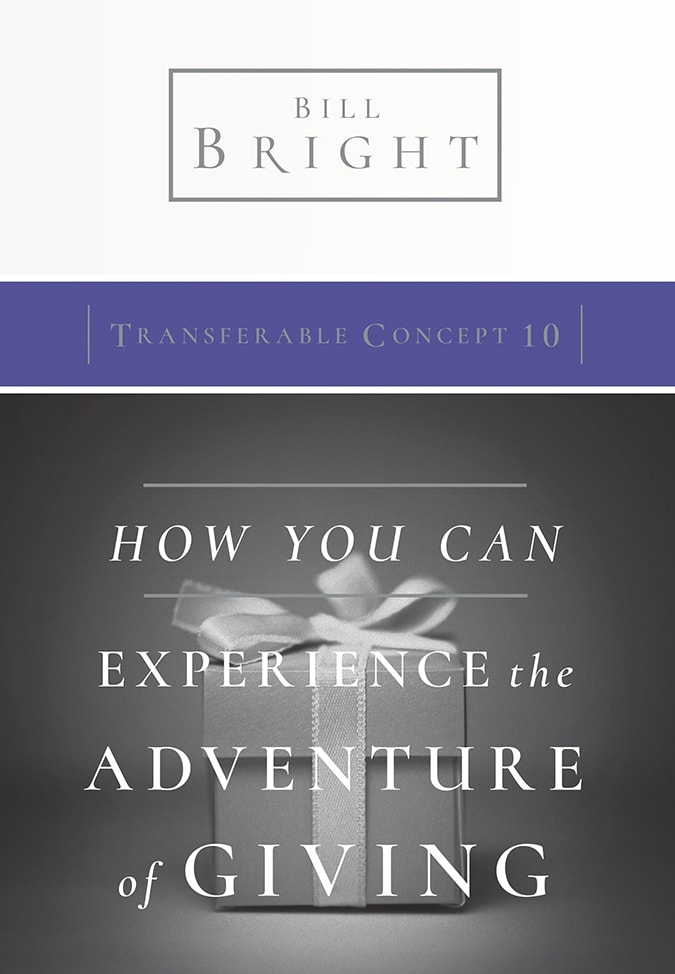 Transferable Concept 10 - Experience the Adventure of Giving