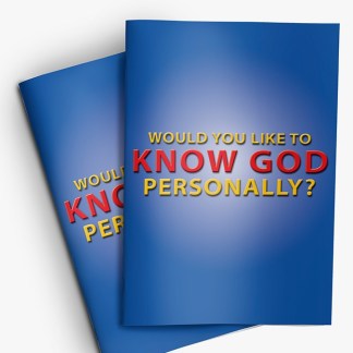 Would You Like To Know God Personally? (FULL color)
